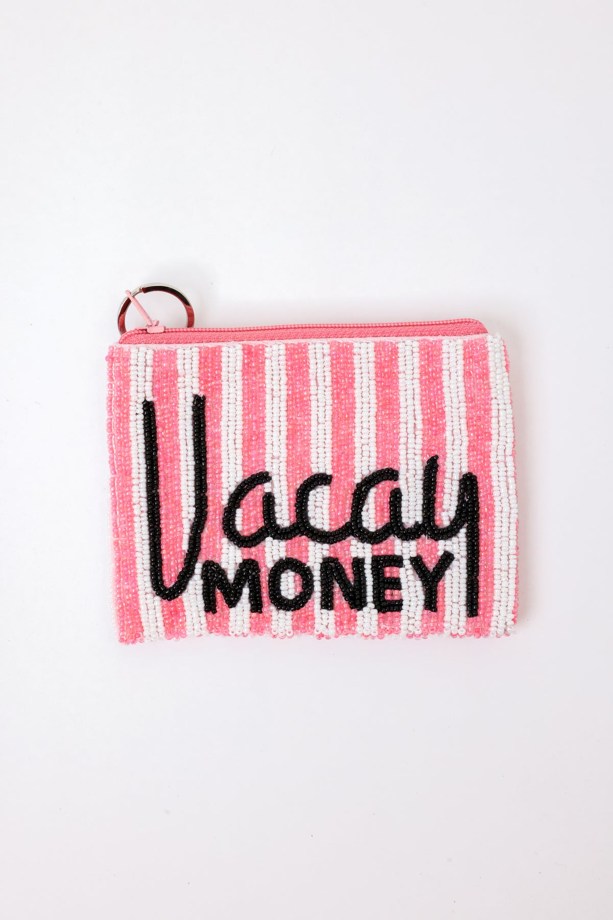 Vacay Money Beaded Coin Purse