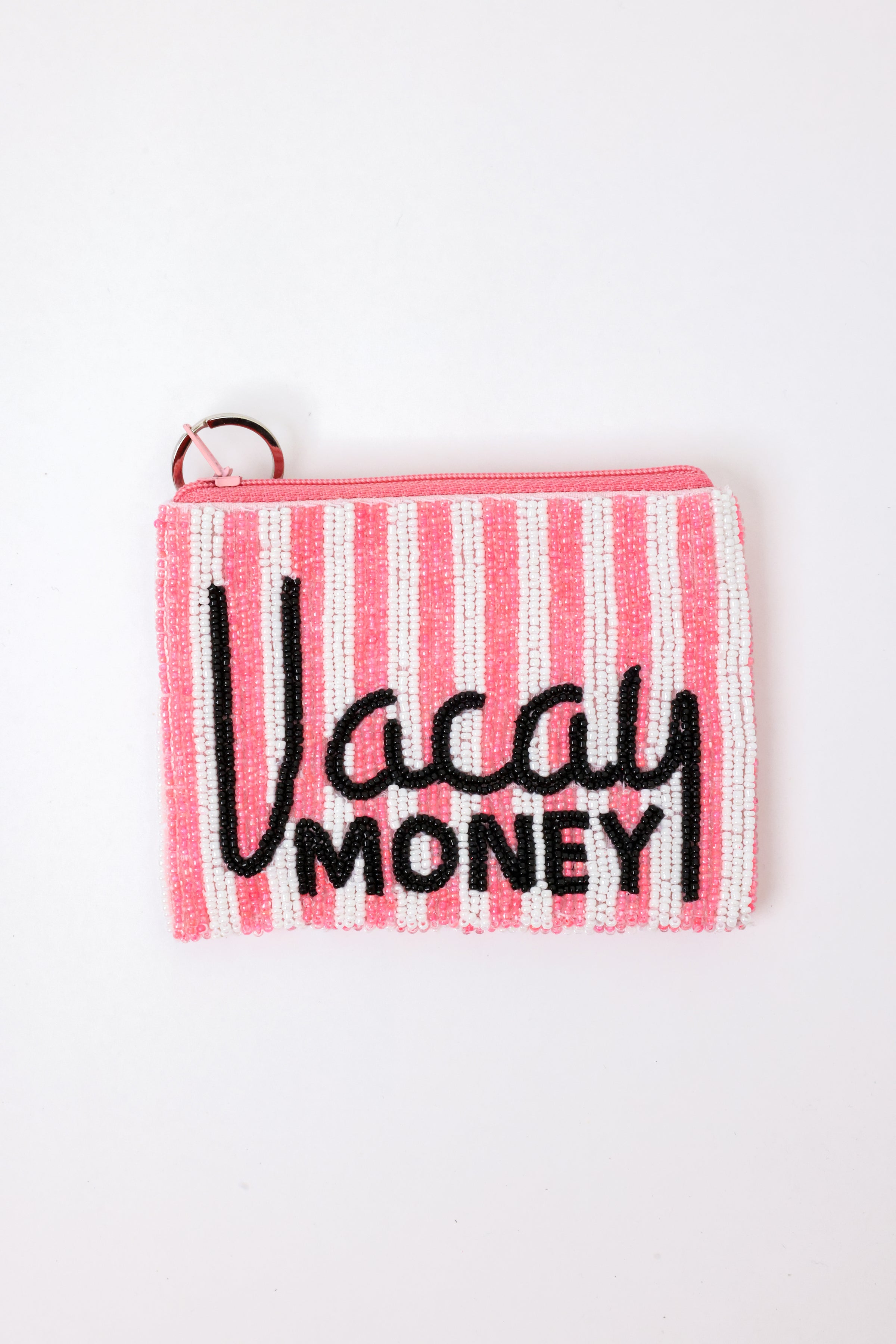 Vacay Money Beaded Coin Purse