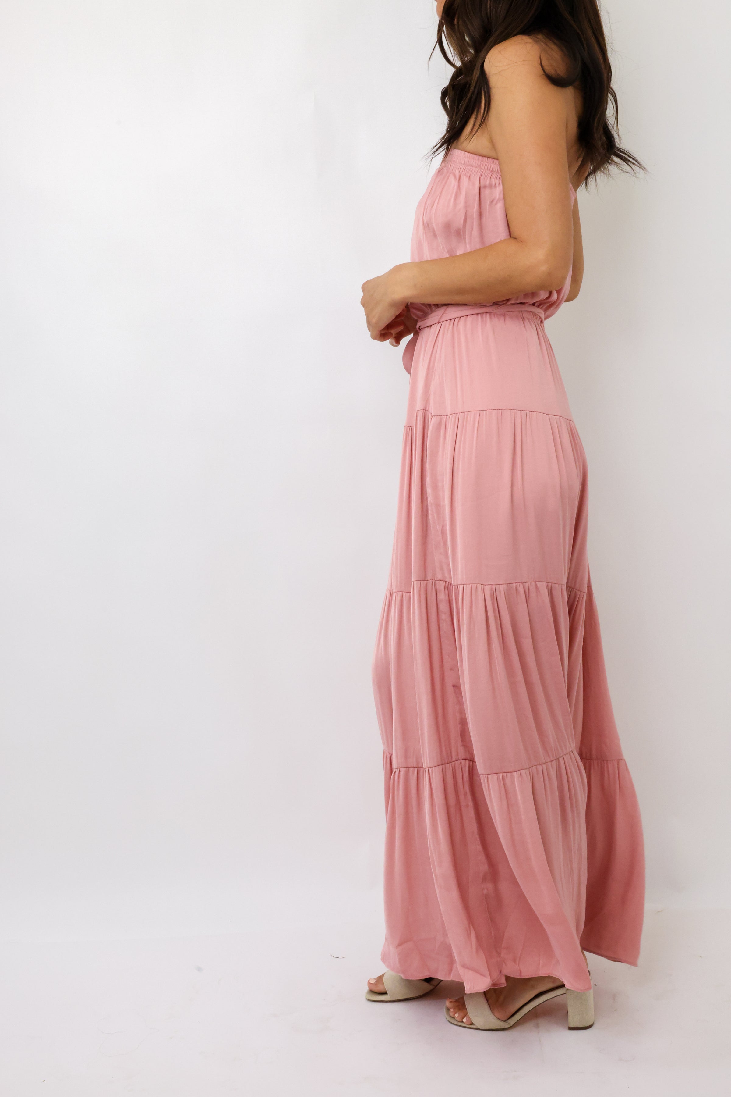 Naked Zebra Tiered Maxi Dress
