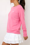 Embroidered Golf Lightweight Brushed Fleece Pullover Top