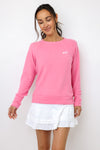 Embroidered Golf Lightweight Brushed Fleece Pullover Top