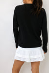 Embroidered Golf Lightweight Brushed Fleece Pullover Top