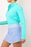 IBKUL Long Sleeve Mock Neck Top