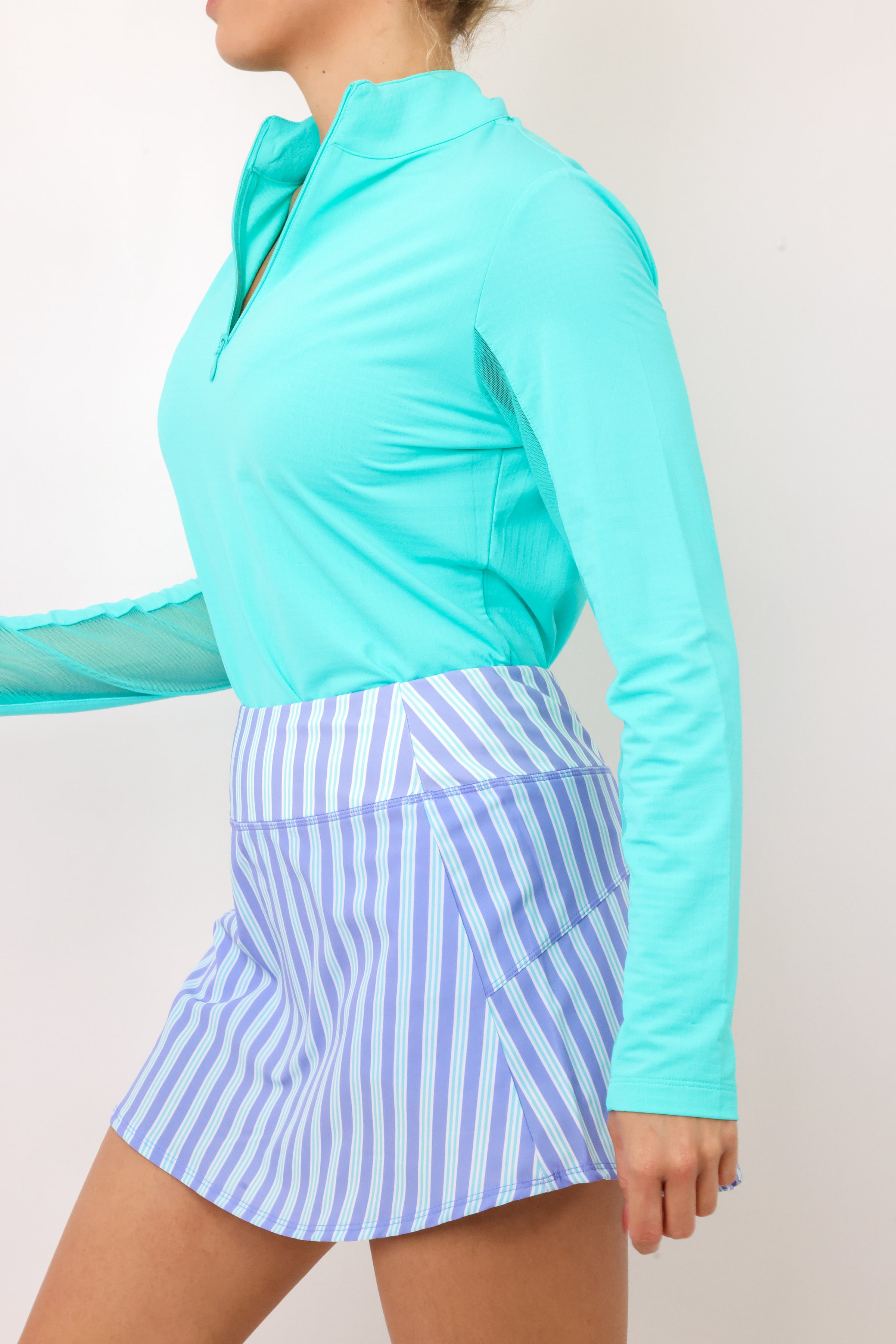 IBKUL Long Sleeve Mock Neck Top