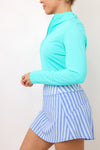 IBKUL Long Sleeve Mock Neck Top
