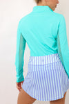 IBKUL Long Sleeve Mock Neck Top