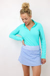 IBKUL Long Sleeve Mock Neck Top