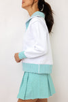 Addison Bay Polished Double Knit Alley Quarter Zip