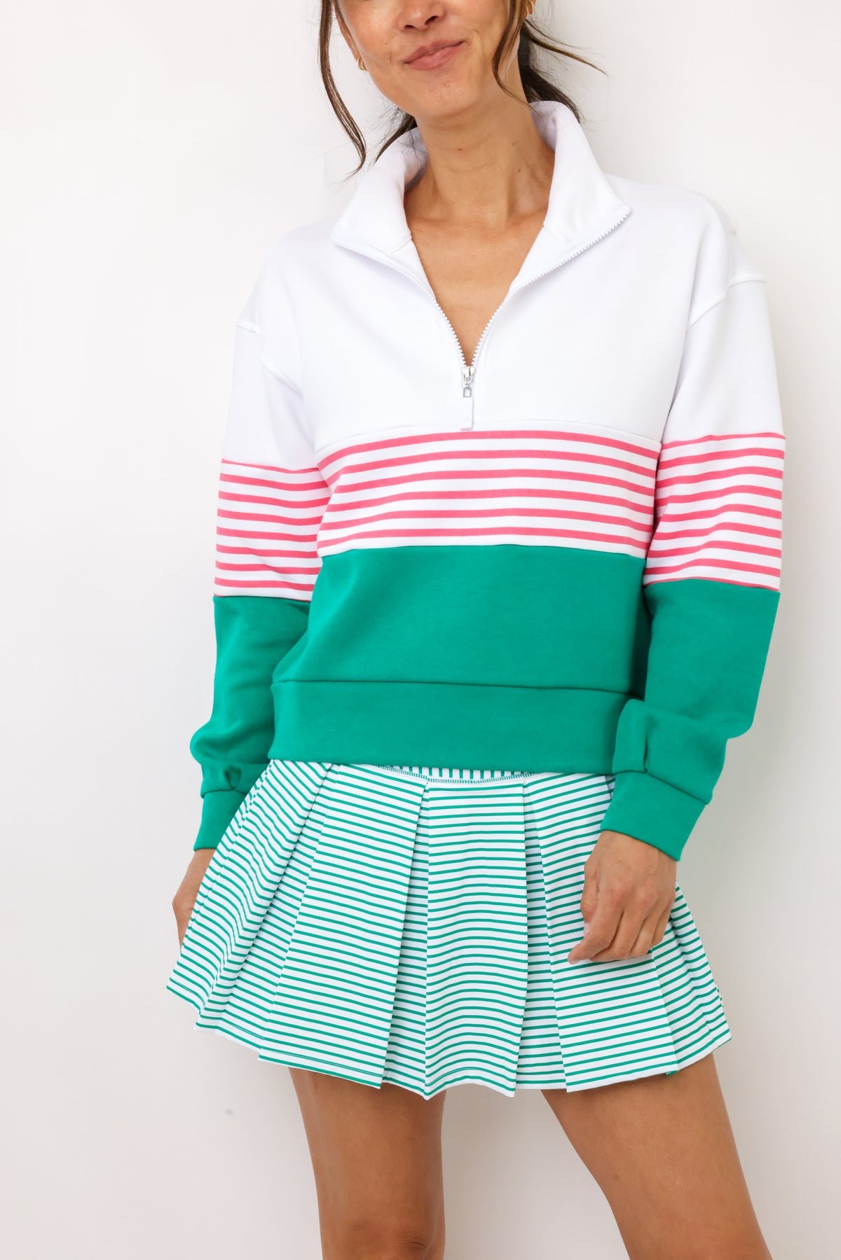 Addison Bay JV Quarter Zip Sweatshirt