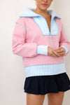 Addison Bay Polished Double Knit Alley Quarter Zip