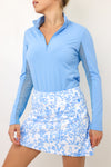IBKUL Long Sleeve Mock Neck Top
