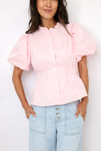 Fitted Bodice Button Down Top
