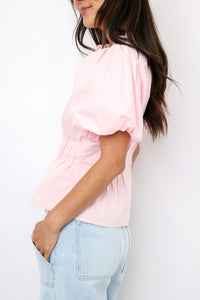 Fitted Bodice Button Down Top