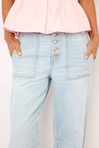 Le Jean Utility Barrel Jeans