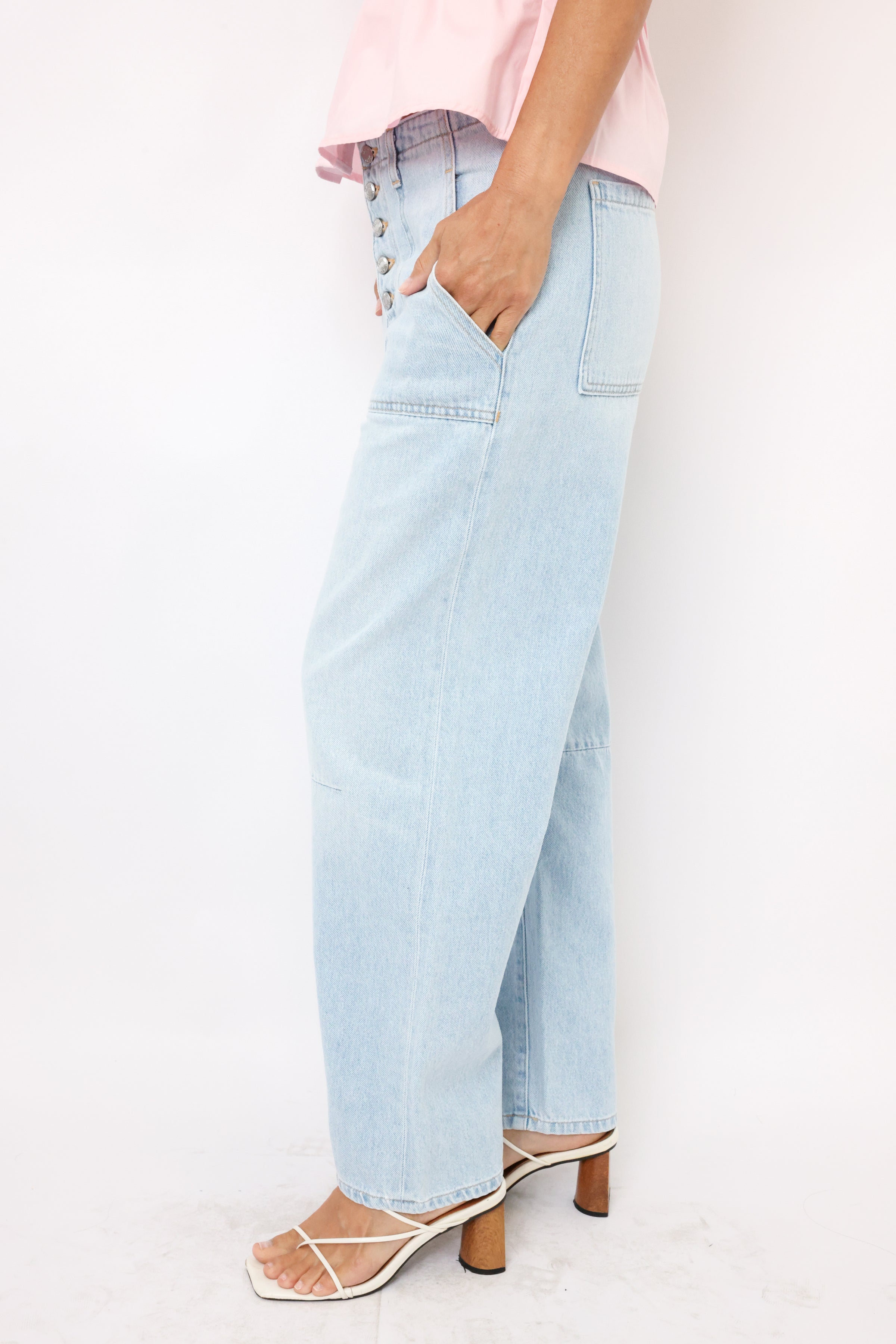 Le Jean Utility Barrel Jeans