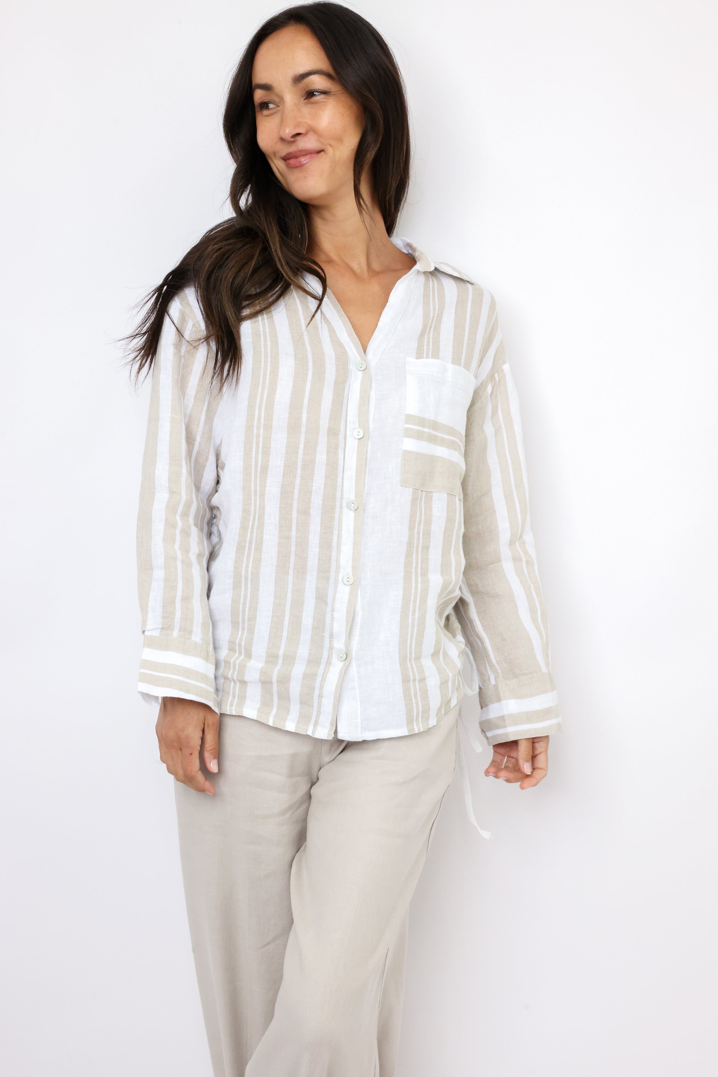 Milio Milano Linen Button Down