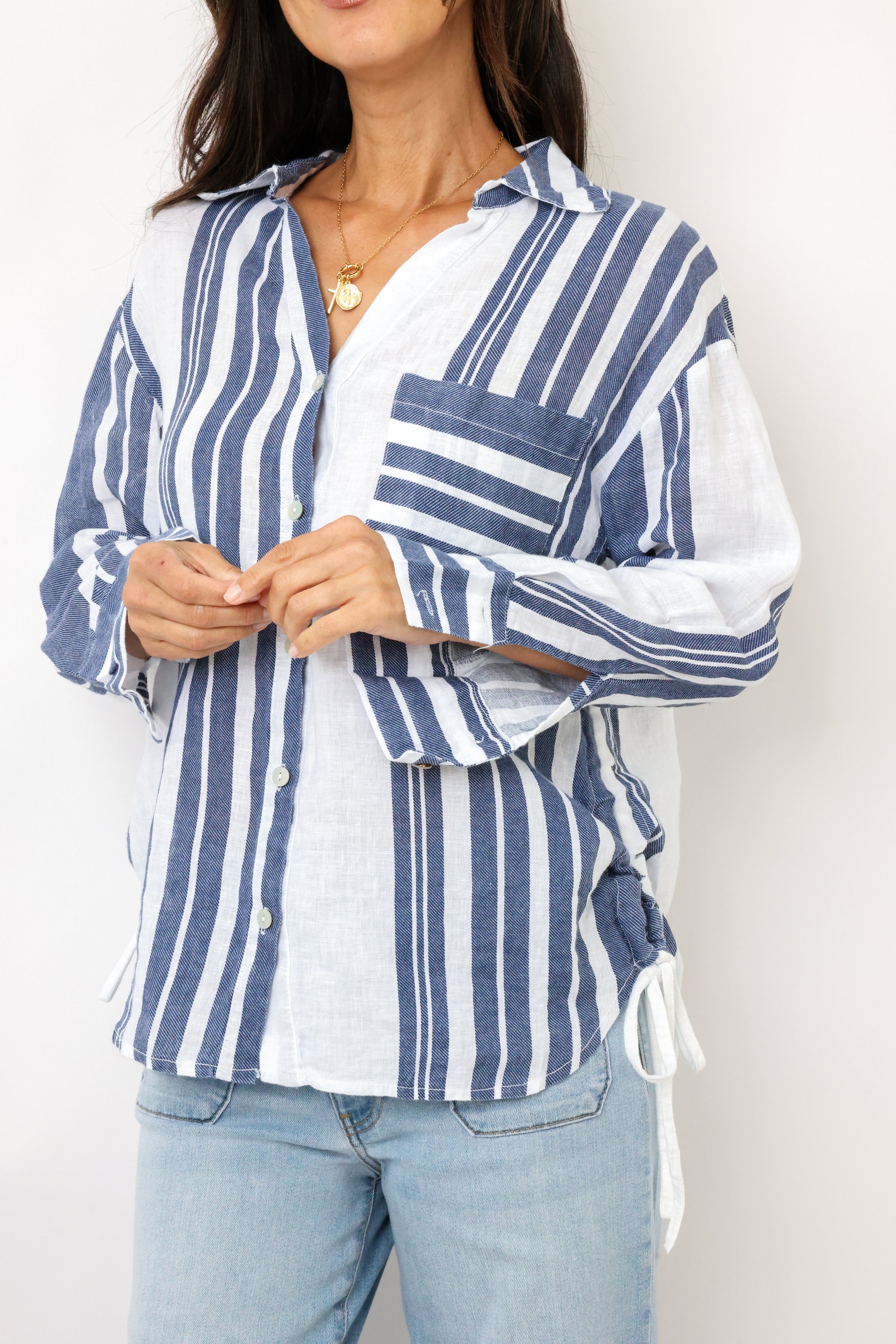 Milio Milano Linen Button Down