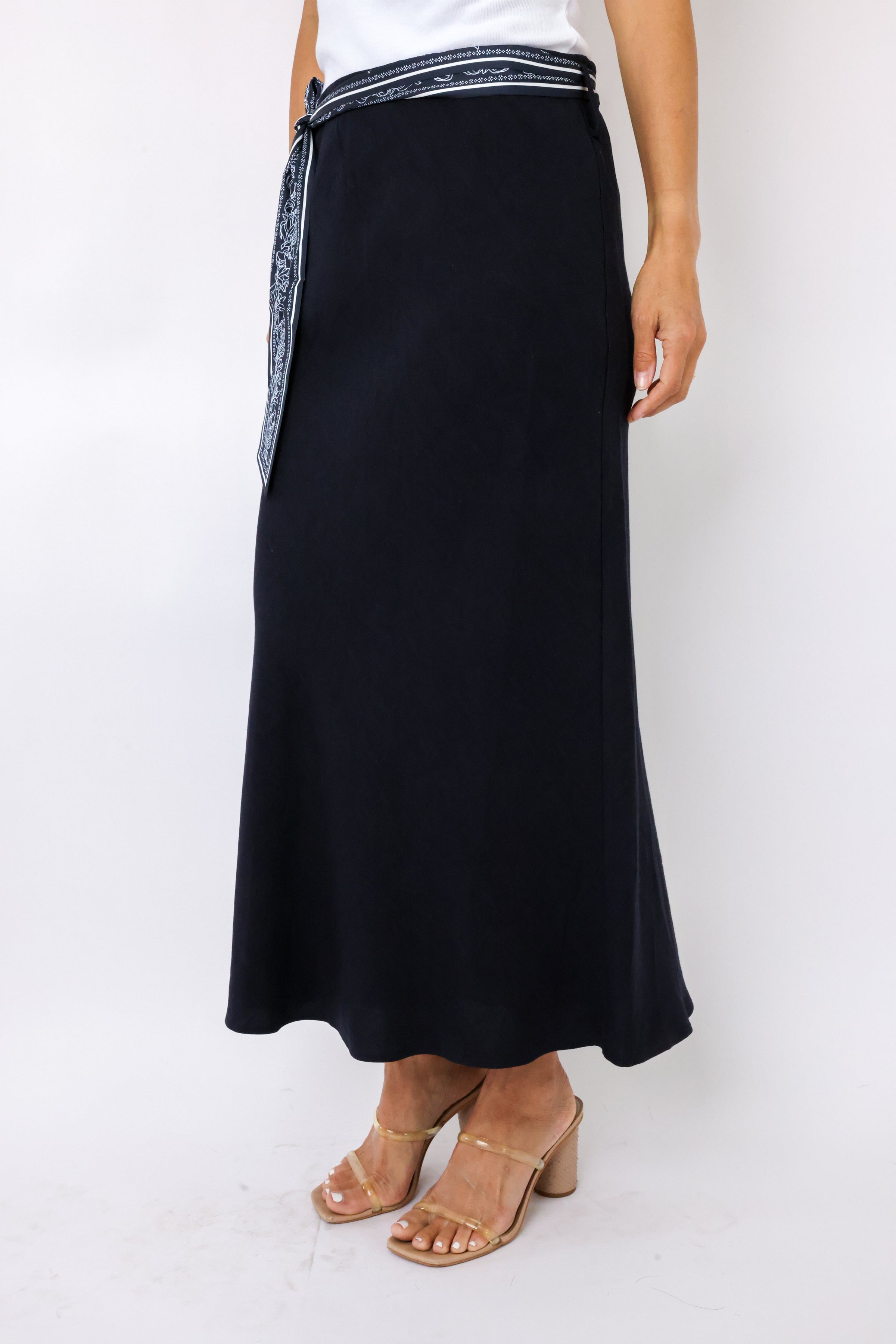 Scarf Midi Skirt