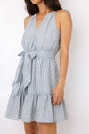 Central Park West Alina Tie Waist Dress