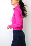 IBKUL Long Sleeve Mock Neck Top