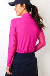 IBKUL Long Sleeve Mock Neck Top