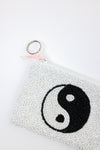 Yin and Yang Beaded Coin Purse