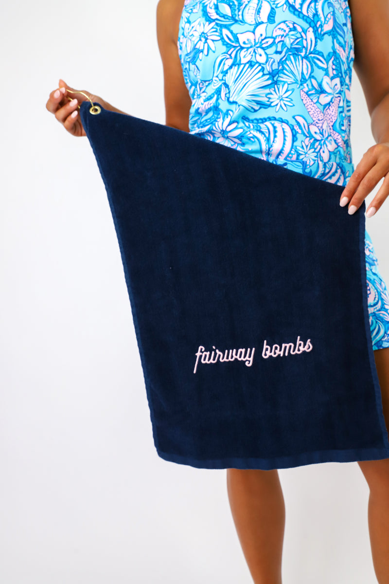 Fairway Bombs Towel with Grommet