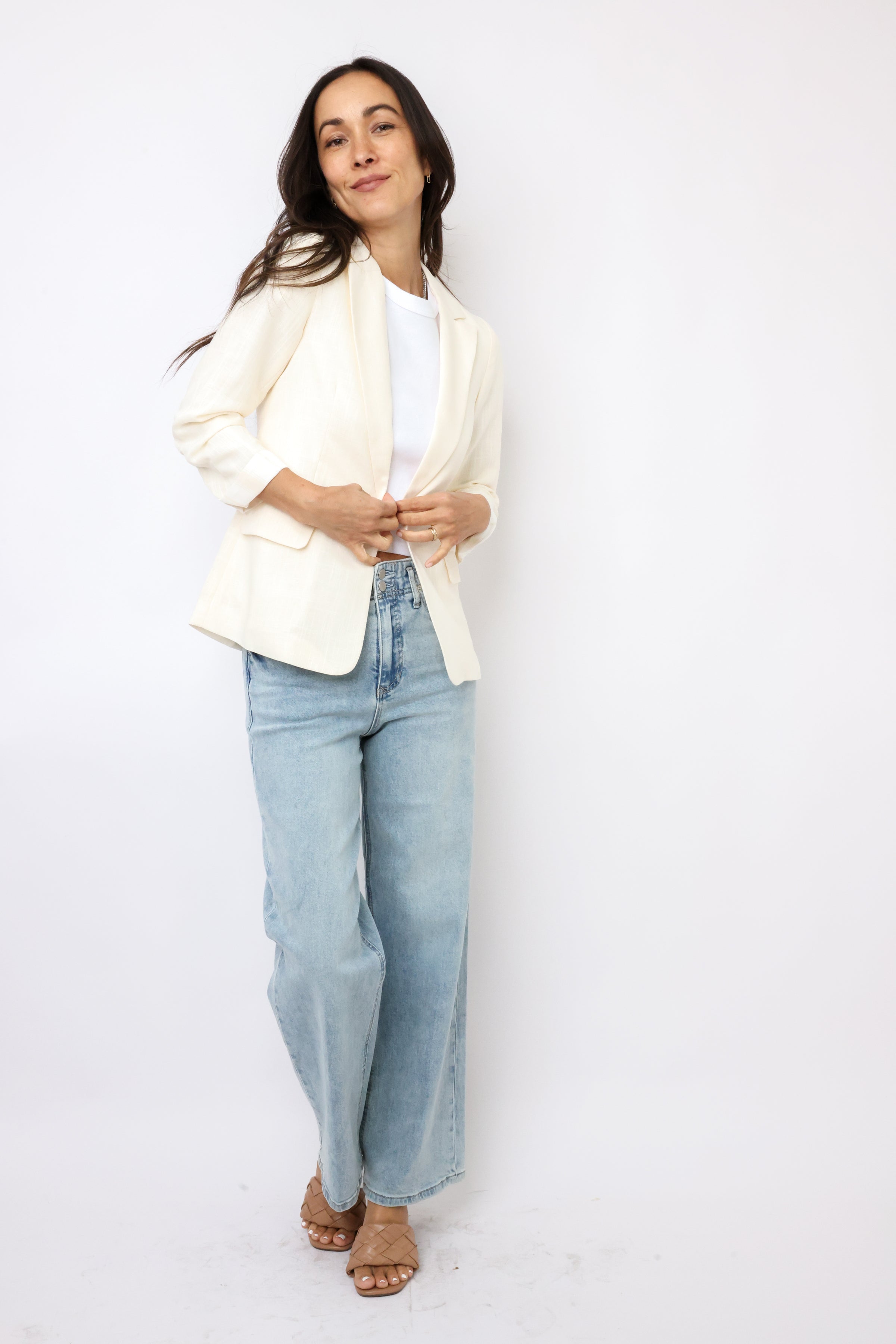 SRB Cinched Sleeve Blazer
