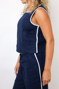 Bella Dahl Contrast Keyhole Tank