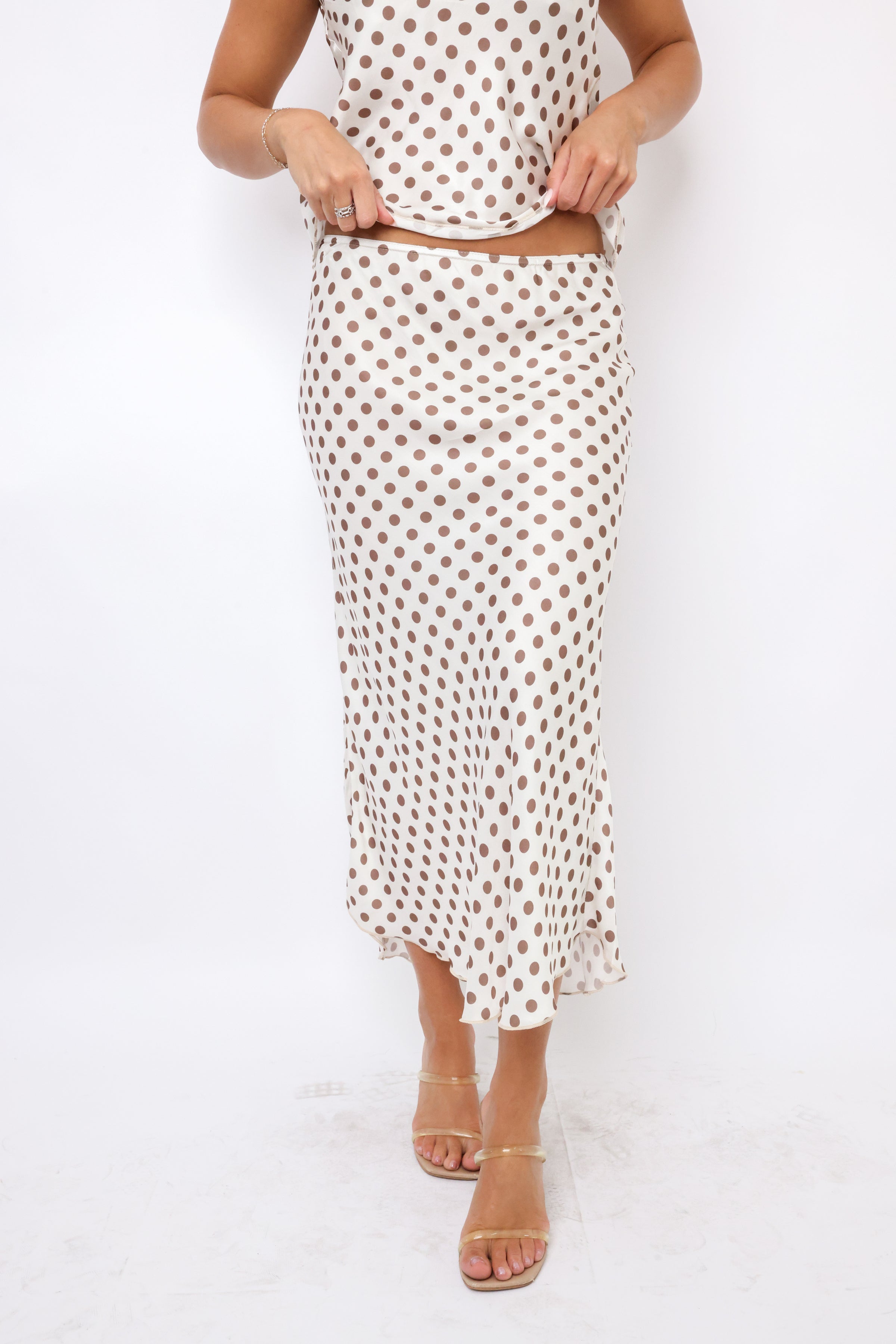 Milio Milano Silky Midi Skirt