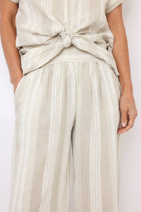 Milio Milano Wide Leg Linen Pants