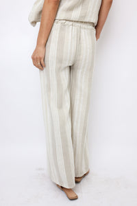 Milio Milano Wide Leg Linen Pants