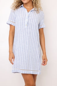 Bella Dahl Short Sleeve Pullover Shirt Dress