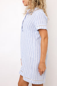 Bella Dahl Short Sleeve Pullover Shirt Dress