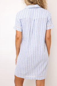Bella Dahl Short Sleeve Pullover Shirt Dress