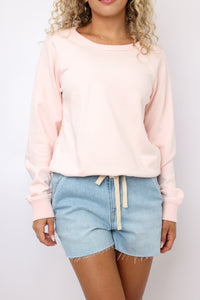 Mesh Back Pullover