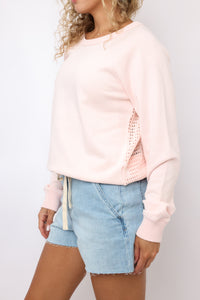 Mesh Back Pullover