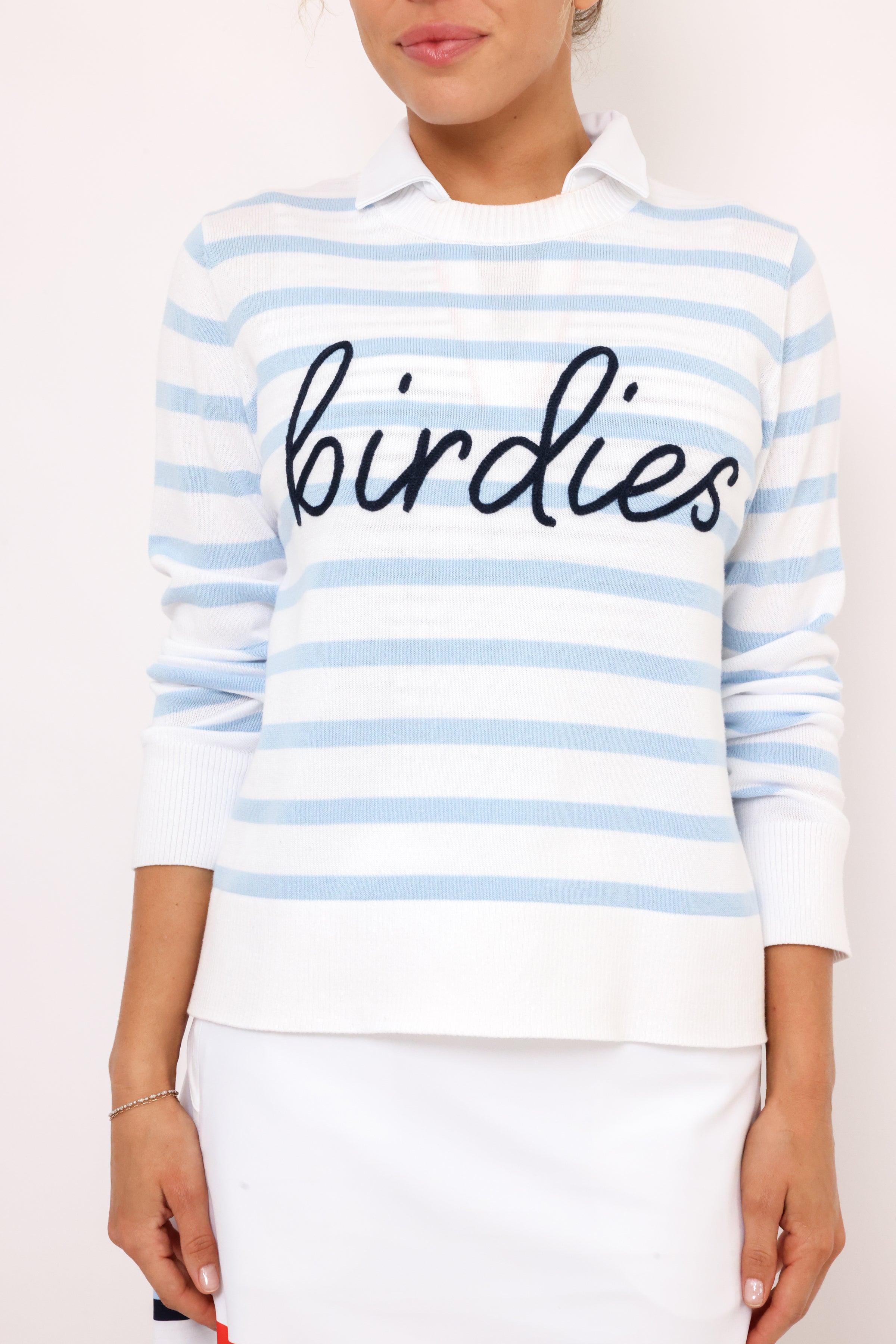 Birdies Striped Sweater