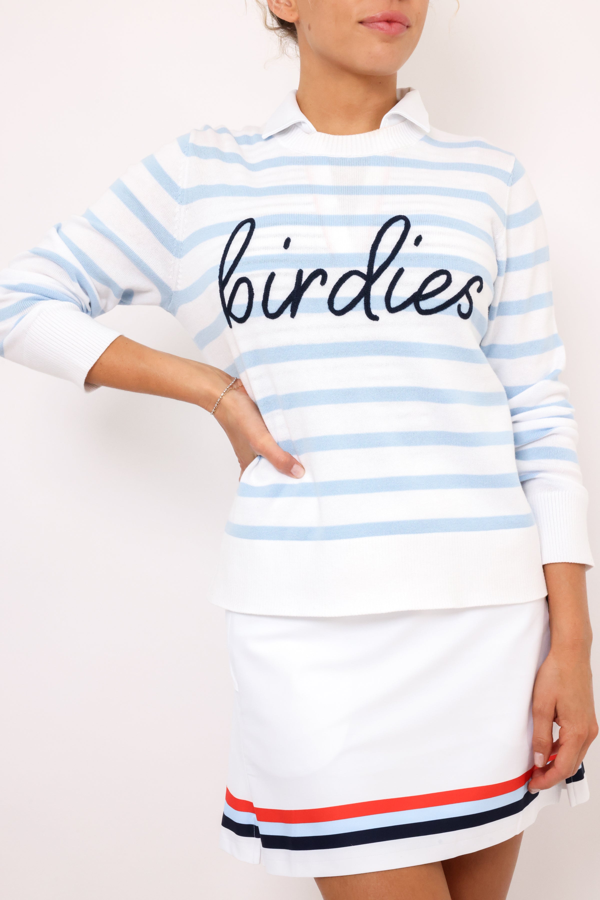 Birdies Striped Sweater