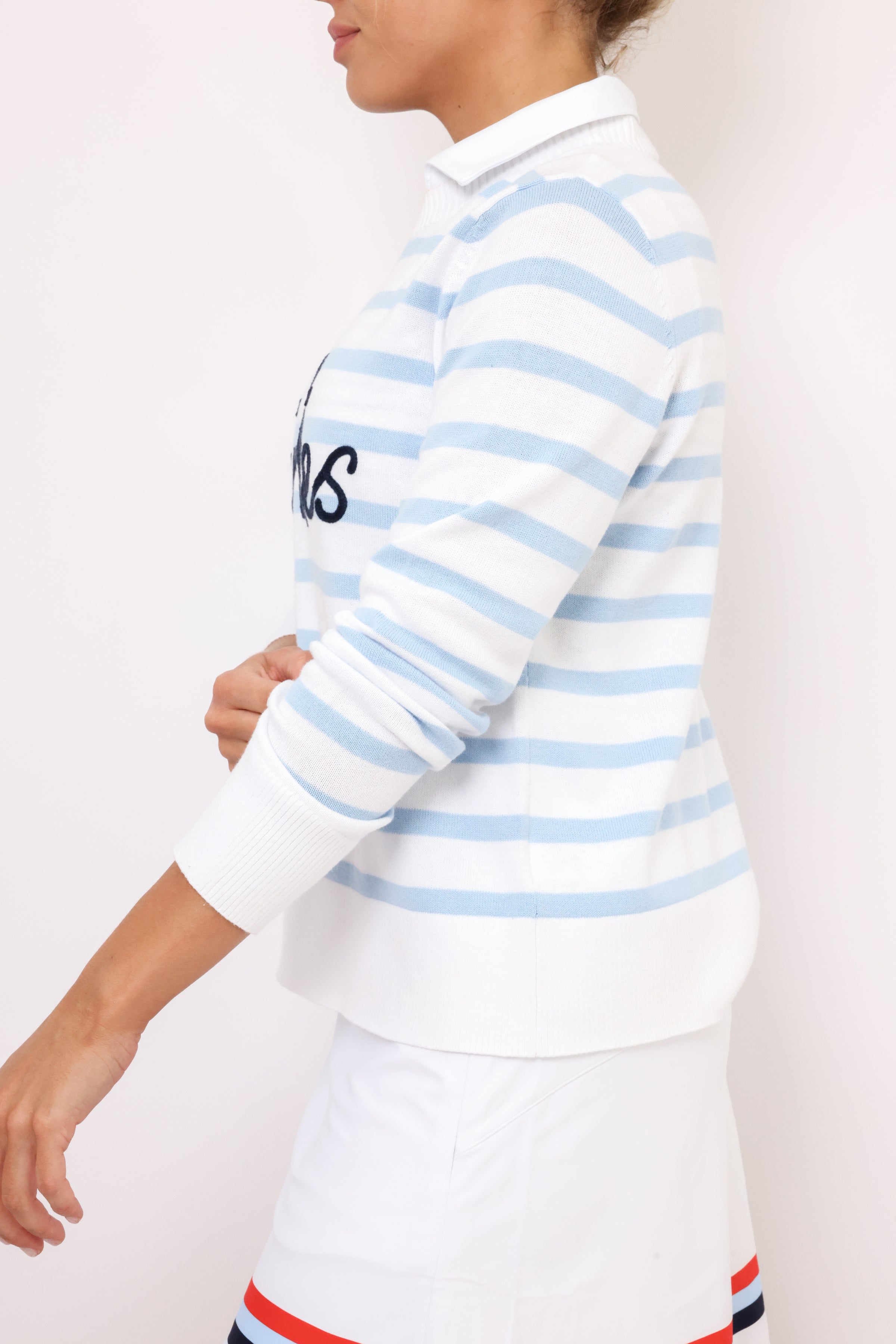 Birdies Striped Sweater
