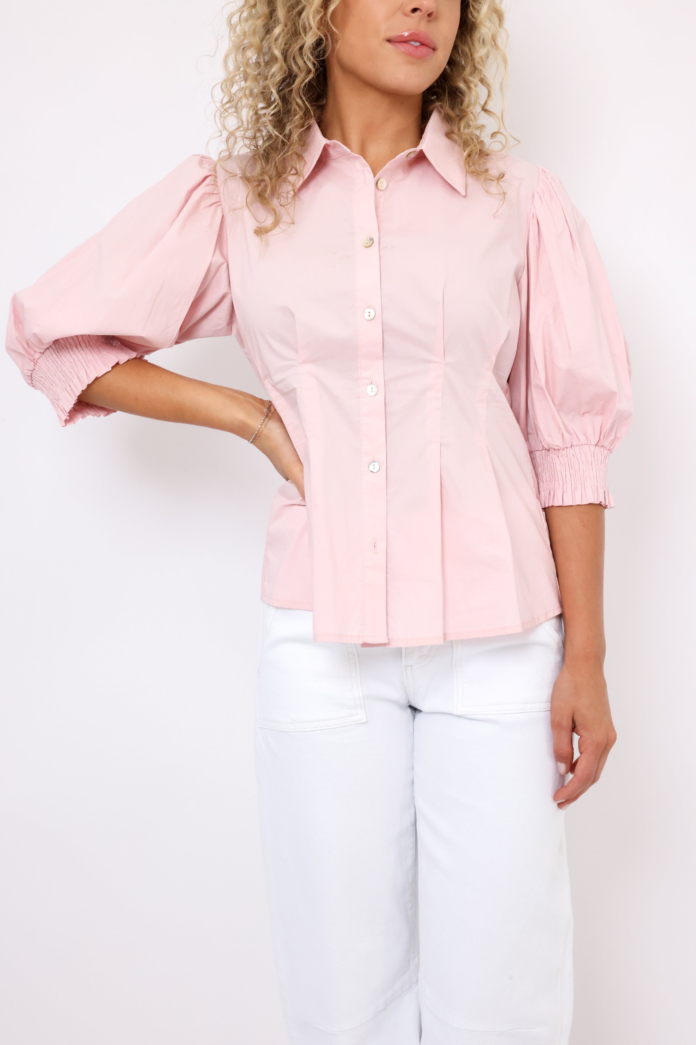 Tucked Waist Detail Shirt