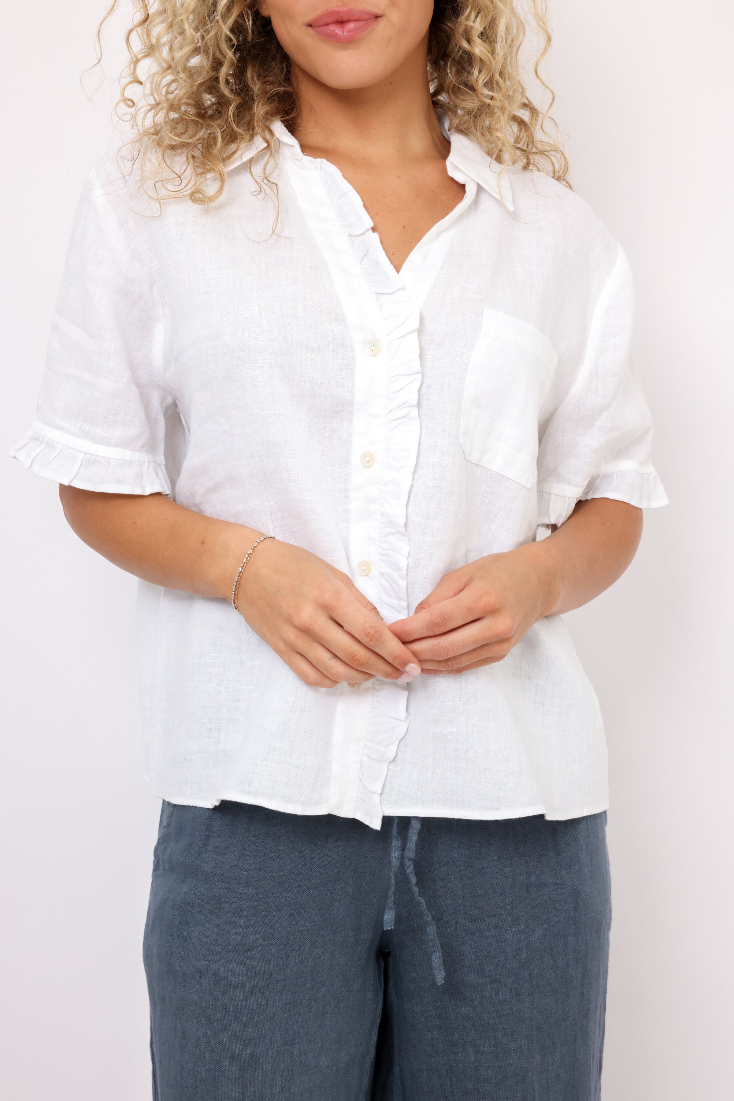 Lilly Pulitzer Carden Ruffle Top