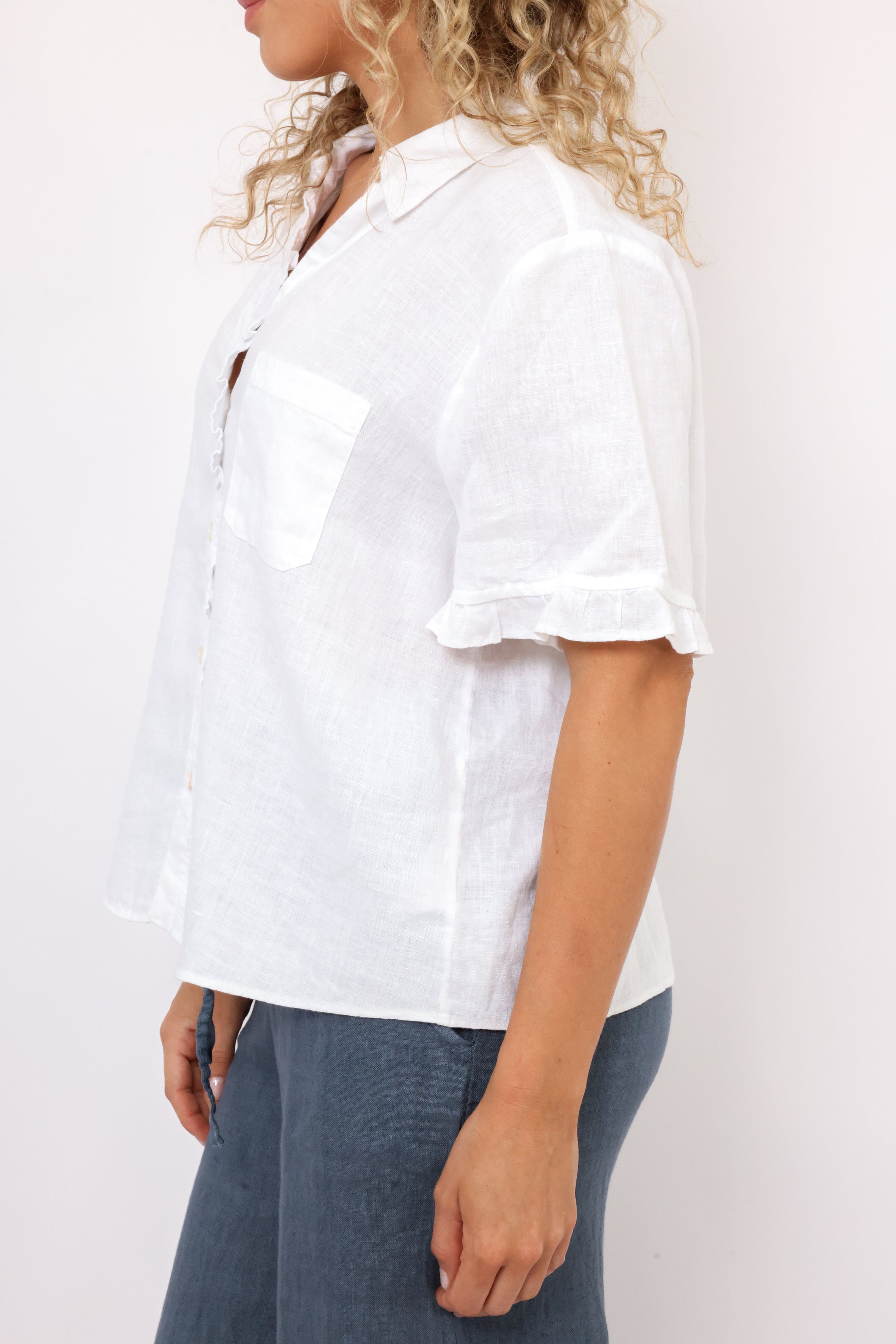 Lilly Pulitzer Carden Ruffle Top