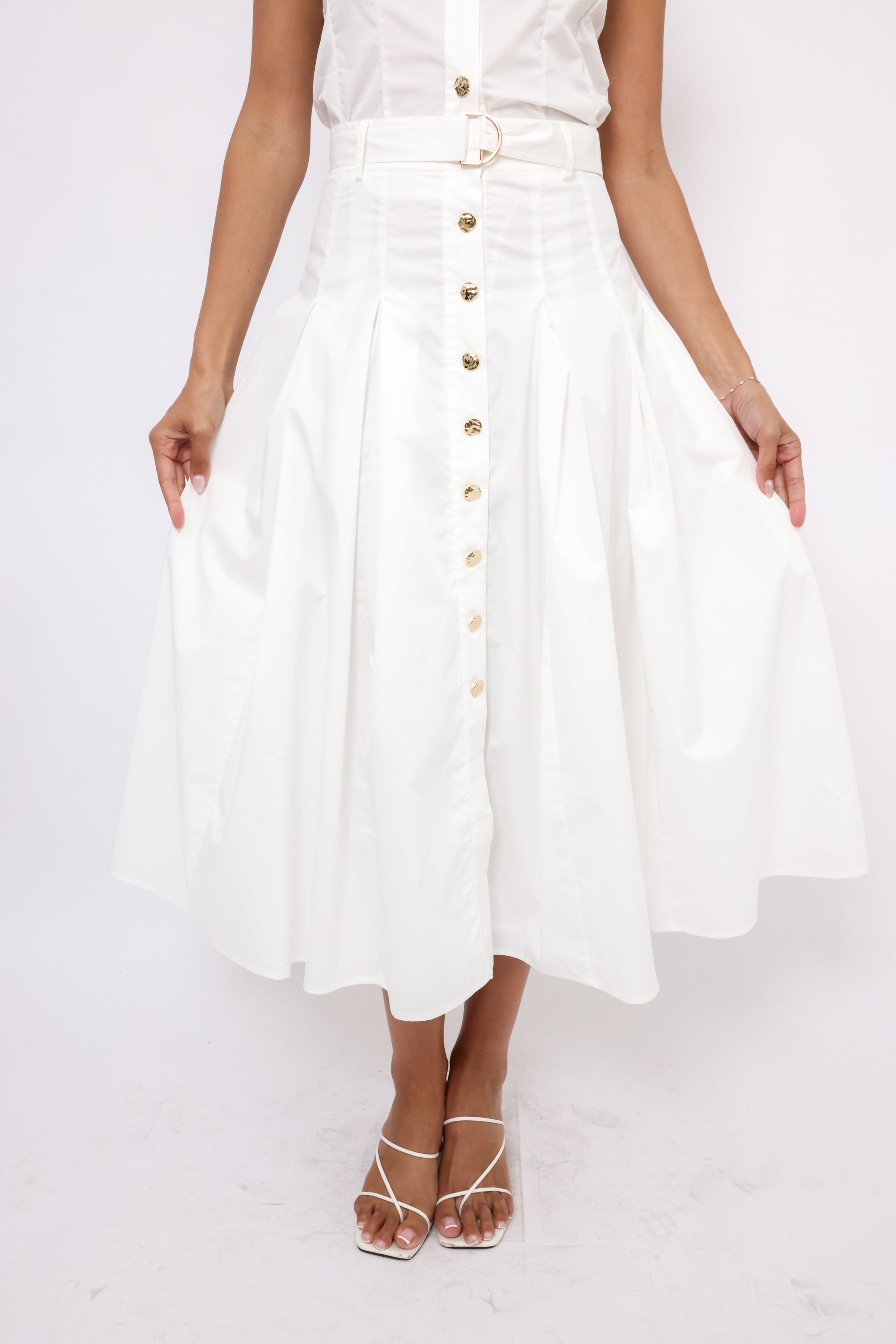 Karina Grimaldi Poppy Midi Skirt