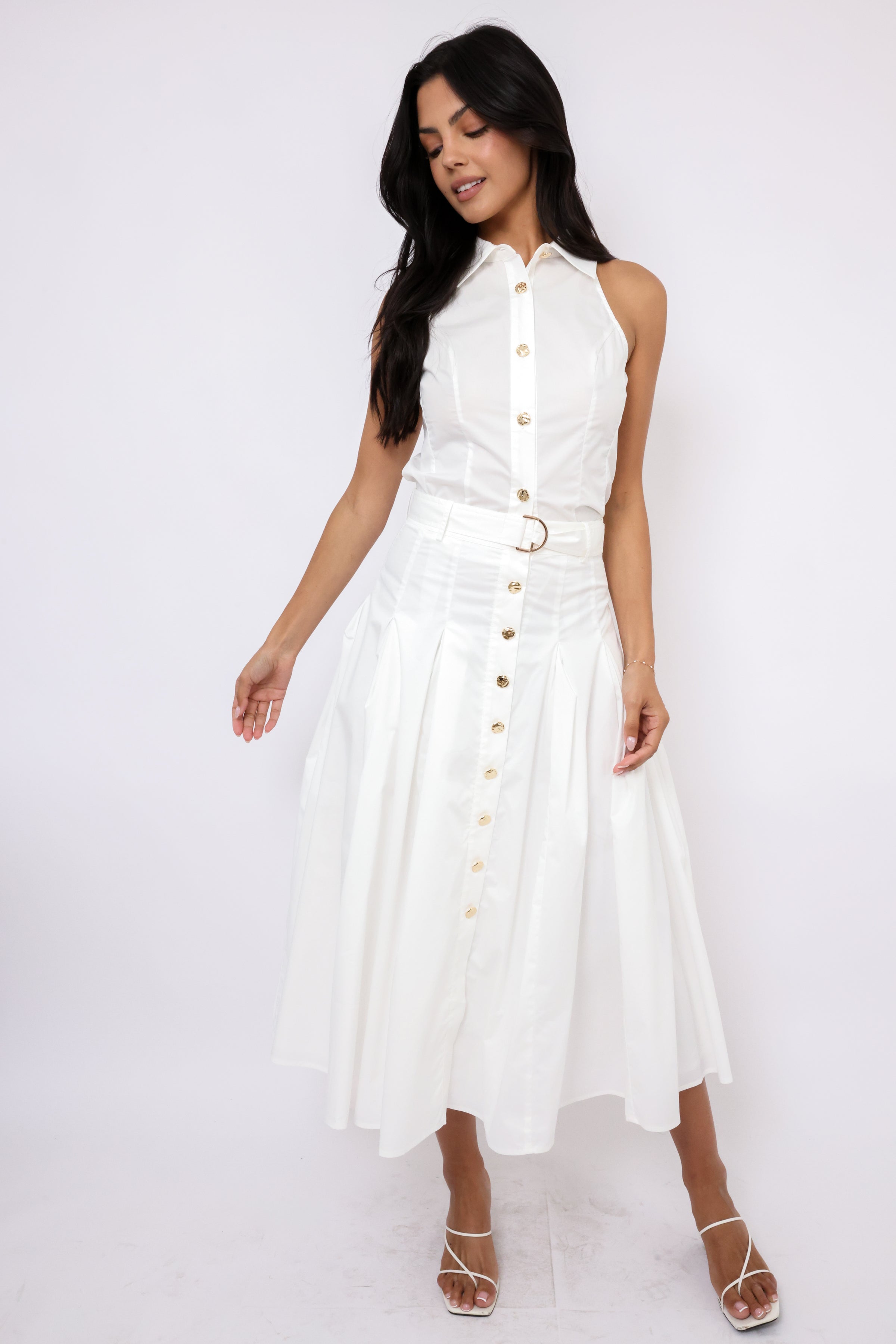 Karina Grimaldi Poppy Midi Skirt