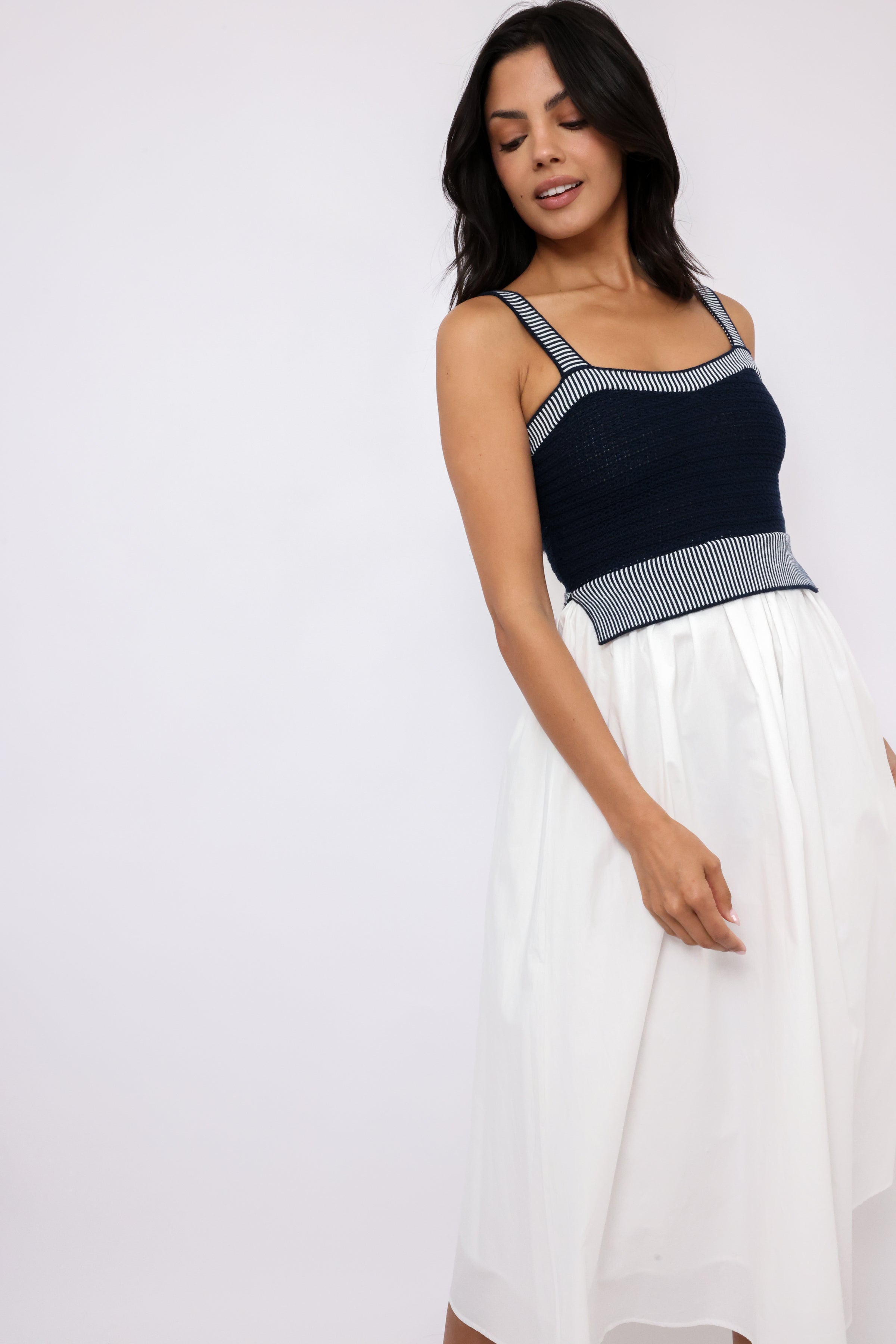 Sweater Knit Cami Midi Dress