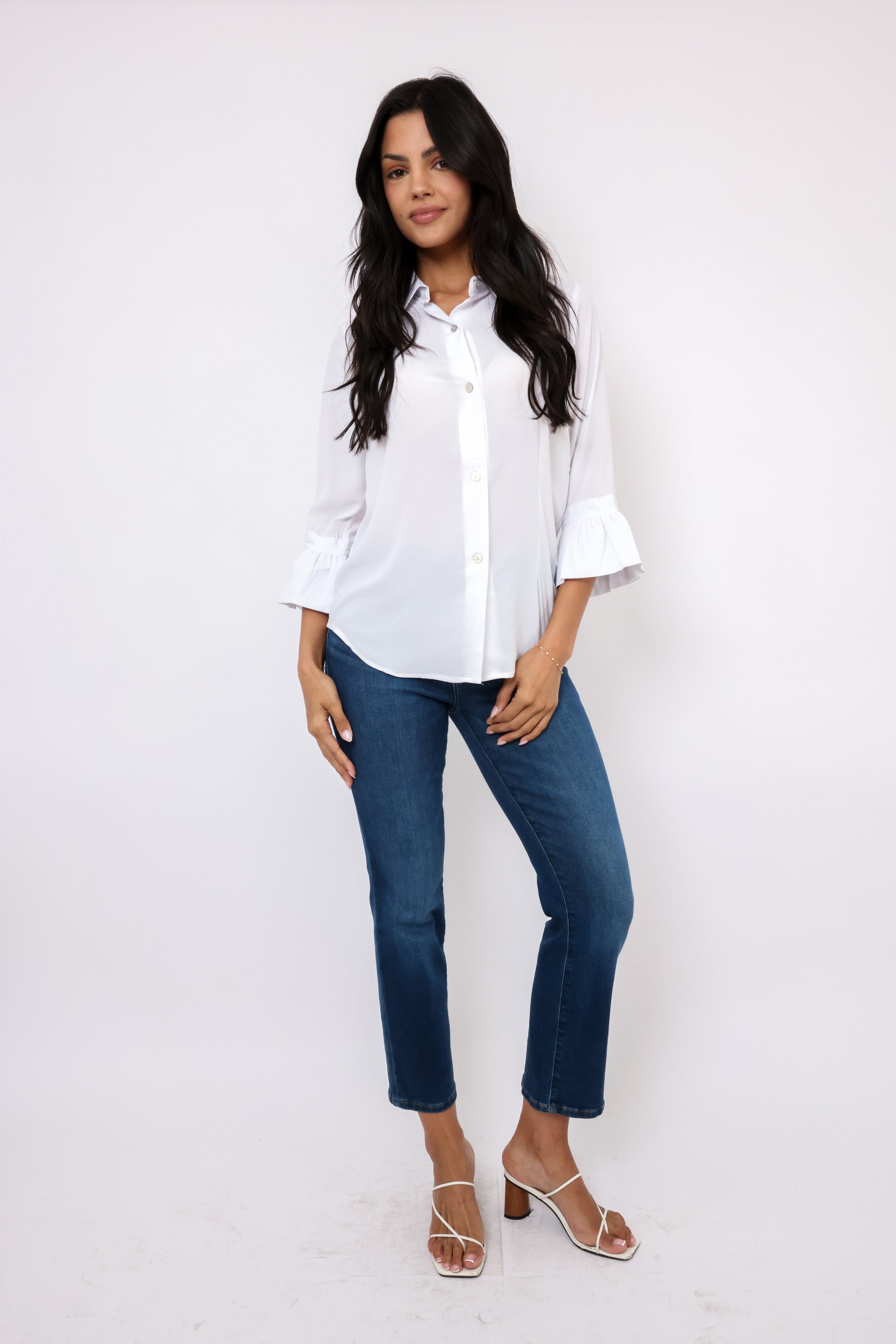 Good American Soft Tech Straight Jeans