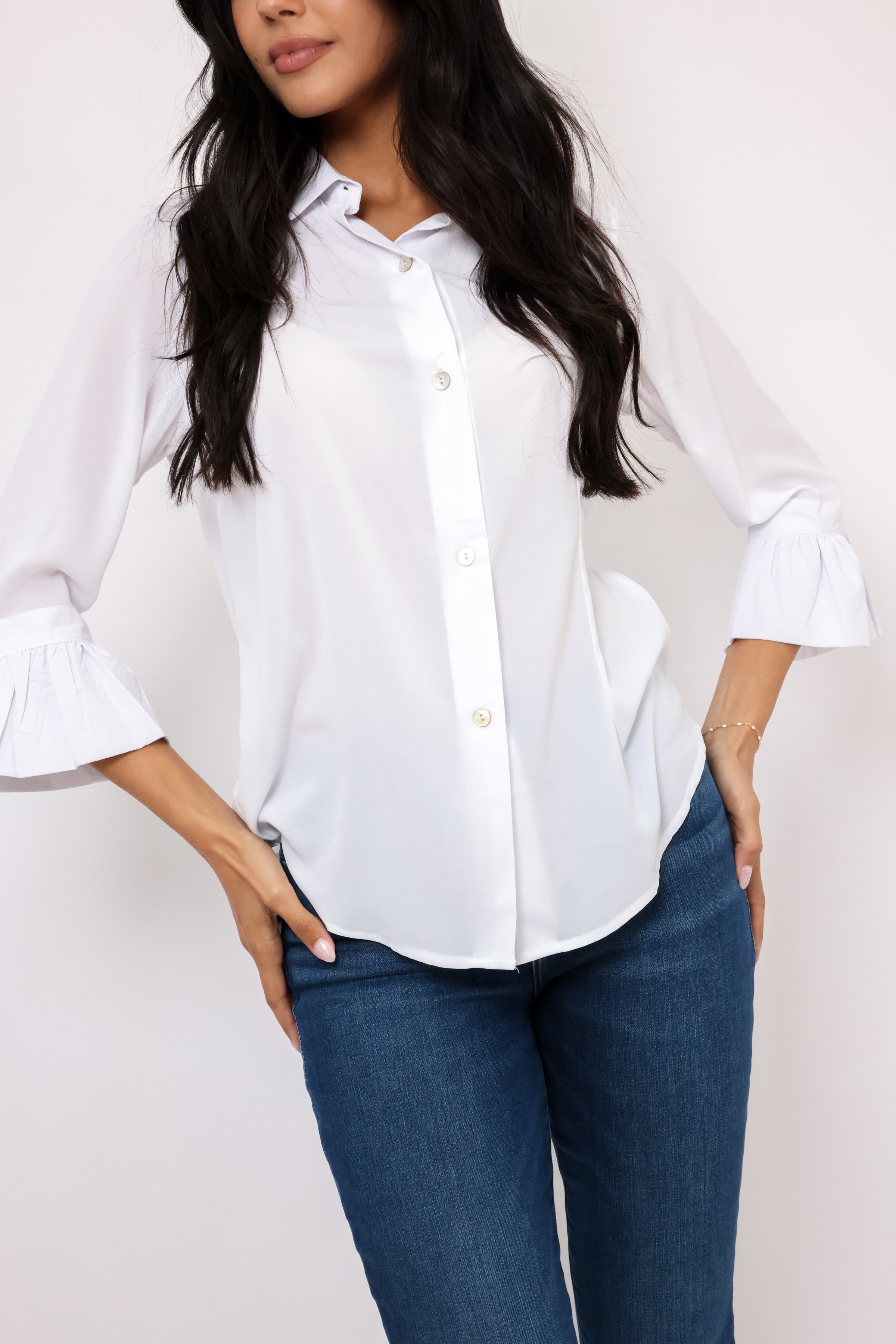 Gretchen Scott Chiffon Priss Blouse