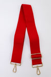 9 Solid Dark Red Bag Strap