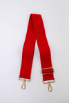 9 Solid Dark Red Bag Strap